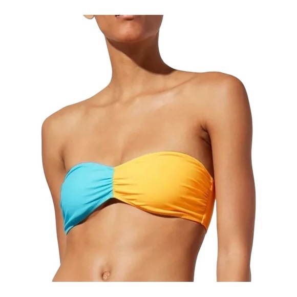 Solid & Striped The Tati Color Blocked Bikini Top NWOT - Picture 1 of 6